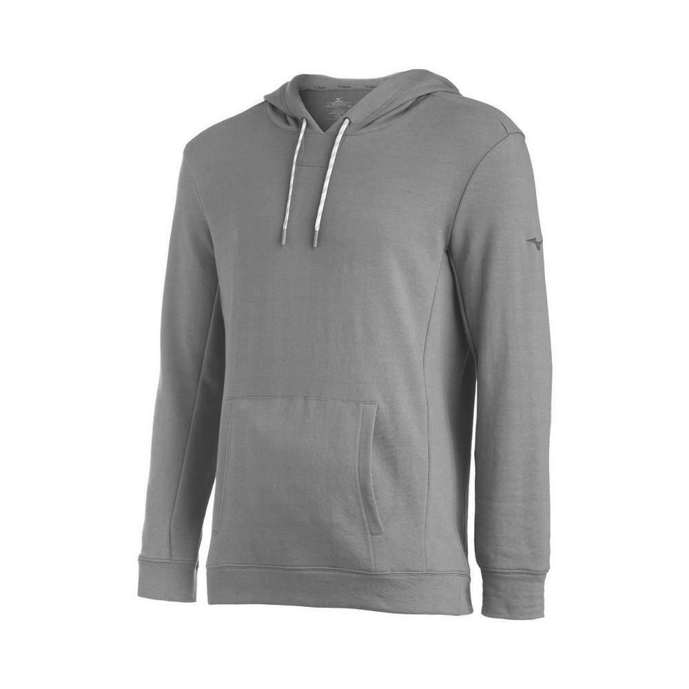 Mizuno Men's Comp Warmup Hoodie Grey (350643-QAZ)